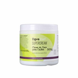 Creme de Coco Deva Curl Supercream para Cachos - 500g