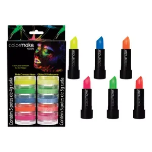 Glitter Colormake Pó Pote Vermelho 4g - ColorMake