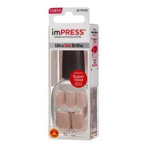 Unhas Postiças Kiss New York Impress Curta Girlie Girl