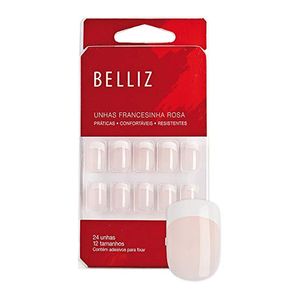 Belliz Rosa 1204 - Unhas Francesinha
