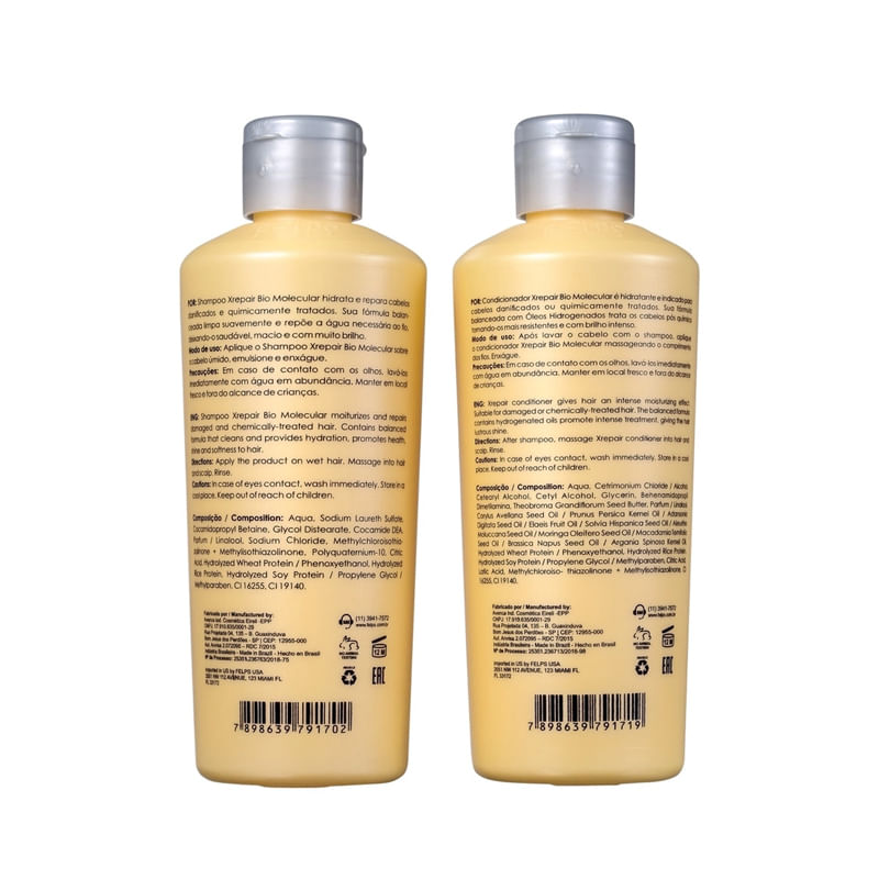 -kit-duo-xrepair-felps-bio-molecular-2x250ml
