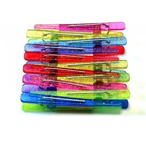 Santa Clara - Clips Coloridos e Com Glitter Com 12 Unidade Ref.2094