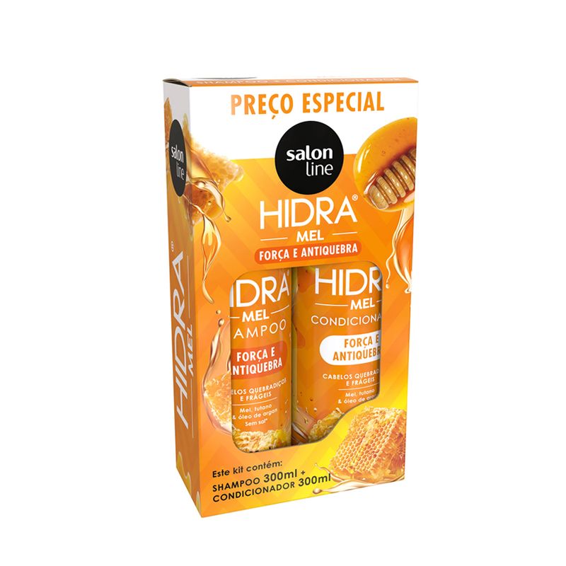 kit-salon-line-hidra-mel-shampoo-condicionador-300ml