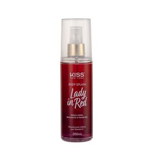 Body Splash Kiss Lady in Red - 200ml
