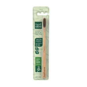 Escova Dental Boni Natural Bambu e Carvão