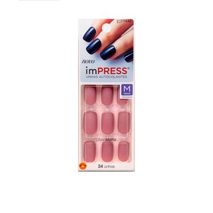 Unhas Postiças Impress By Kiss NY Médio Matte Secret