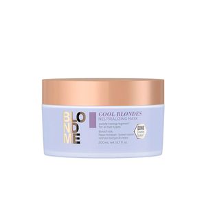 Máscara Capilar Schwarzkopf Blondme Cool Blondes 200ml
