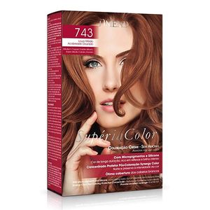Tonalizante Amend Supéria Color 743 Louro Médio Acobreado Dourado 60g
