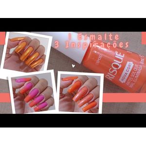 Esmalte Risqué Cremoso Antes Sol Que Mal Iluminada 8ml