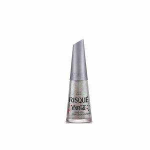Risqué Coca Cola Viva o Lado Coca Cola da Vida - Esmalte Metálico 8ml