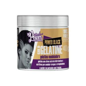 Soul Power Power Black Gold Gelatine - Gelatina Modeladora 400g