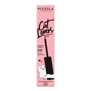 Delineador Líquido Vizzela Cat Lovers Preto - 3,5ml