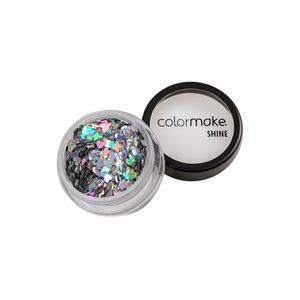 Glitter Shine Colormake Coração Prata 2g