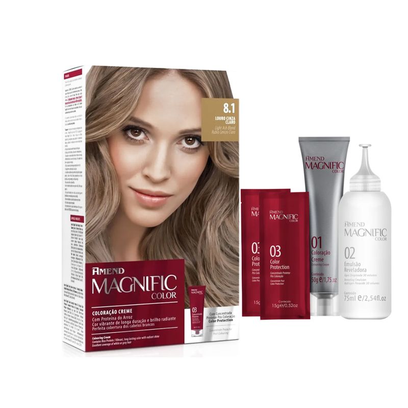 kit-coloracao-creme-amend-magnific-color-8-1-louro-cinza-claro