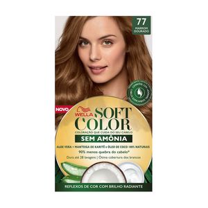 Tonalizante Soft Color - 77 Marrom Dourado