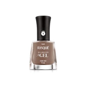 Esmalte Risqué Diamond Gel Couro Nude 9,5 ML