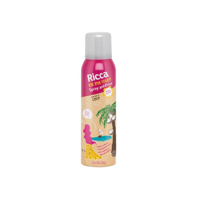 spray-ricca-bye-frizz-oleo-de-coco-150ml