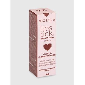 Batom Vizzela Lipstik Determinada 08 4g - Vizzela