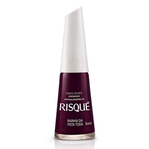 Esmalte Risqué Escuro Cremoso Rainha da Pista Toda - 8ml