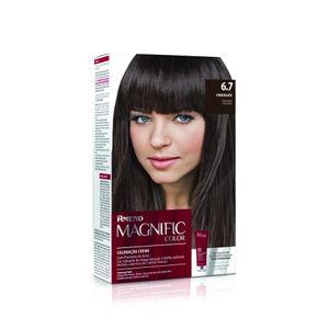 Kit Coloração Creme Amend Magnific Color 6.7 - Chocolate