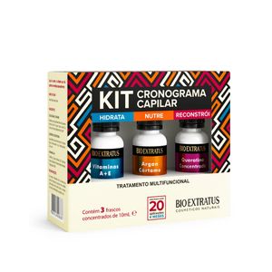 Kit Bio Extratus Cronograma Capilar Tratamento Funcional 10ml