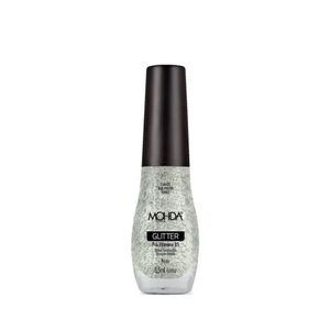 Esmalte Mohda Glitter Prata Pró Vitamina B5