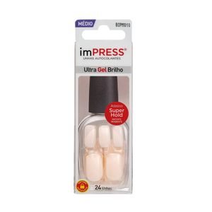 Kiss New York Impress Média Cetim - Unhas Postiças