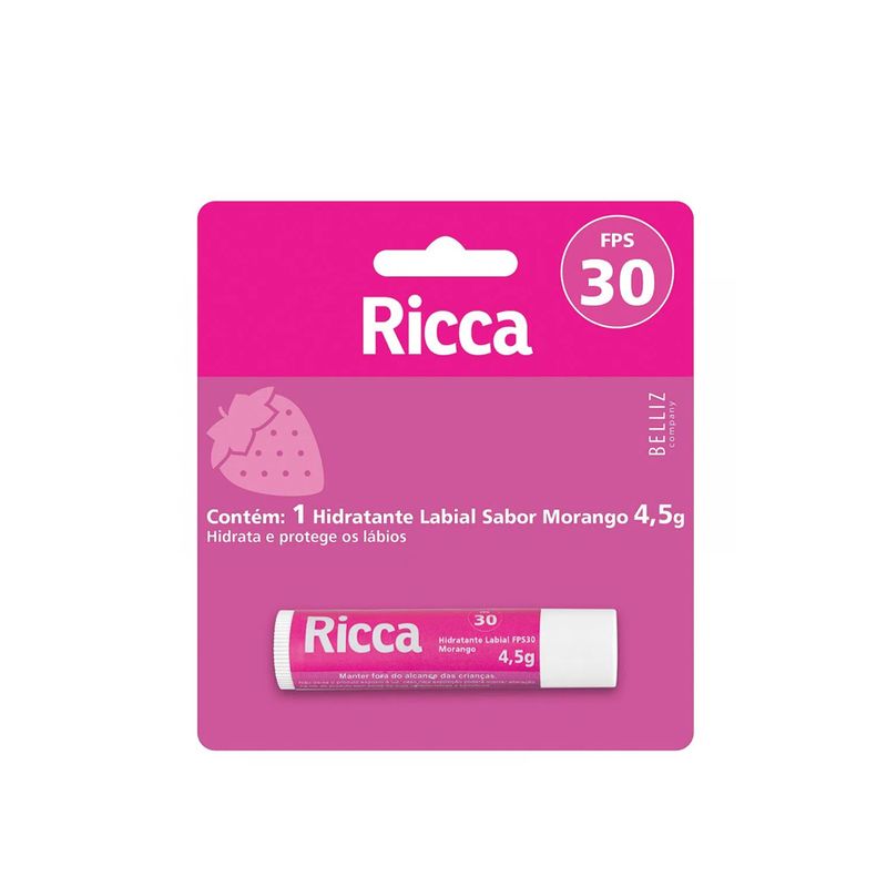 hidratante-labial-ricca-morango-fps30