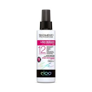 Spray Leave-In Eico Life Liso Mágico Cristalizador - 120ml