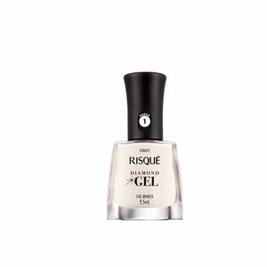 Risqué Diamond Gel Chá Branco - Esmalte 9,5ml