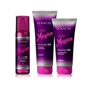 Kit Lowell Liso Mágico sh+cond+Fluido