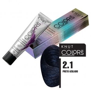 Coloração Knut Hair Care Colors 2.1 Preto Azulado 50g - Knut