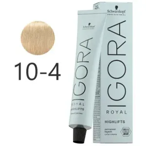 Tintura Igora Royal Highlifts 10-4 60ml - Schwarzkopf