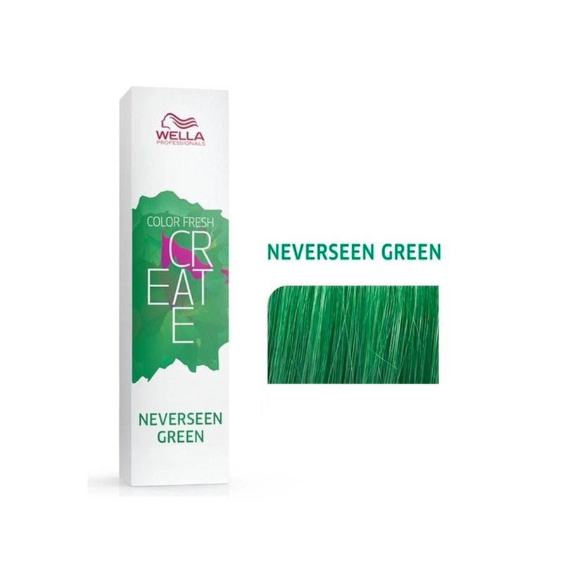 coloracao-wella-color-fresh-create-neverseen-green-60g