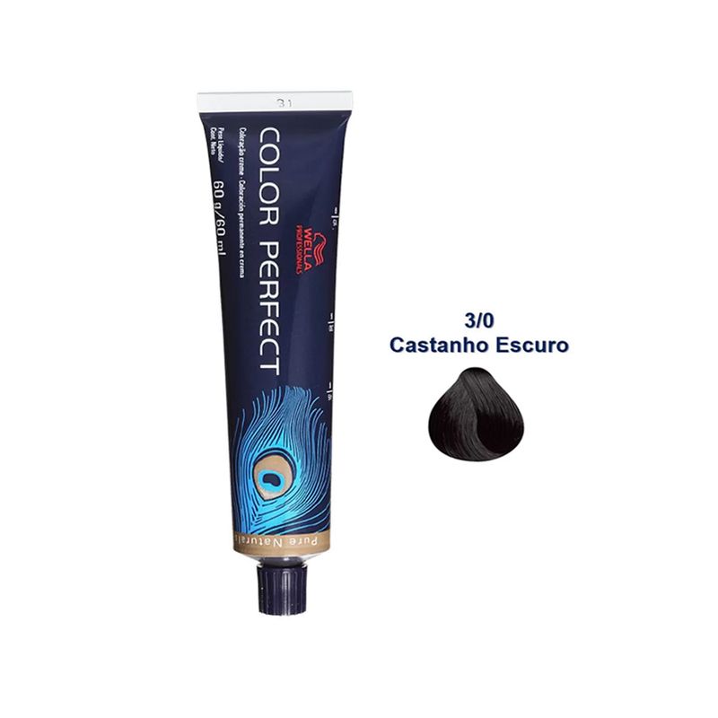 coloracao-wella-color-perfect-3-0-castanho-escuro-60g