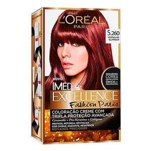 Tintura Imédia Excellence Fashion Paris -  5.260 Vermelho Glamour