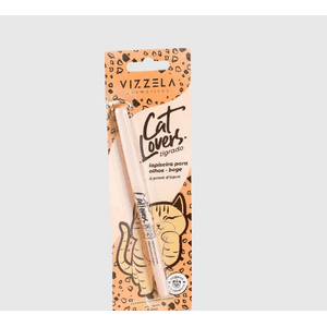 Lapiseira Retrátil Bege Cat Lovers Tigrado - Vizzela - 0,24g