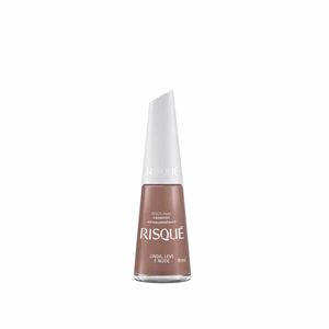 Esmalte Cremoso Risqué Linda Leve e Nude 8ml