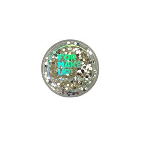 Glitter Gel for Make Up Prata 17g - For Make Up