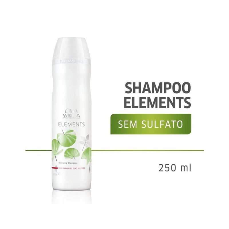 shampoo-wella-elements-renewing-sem-sulfato-250ml