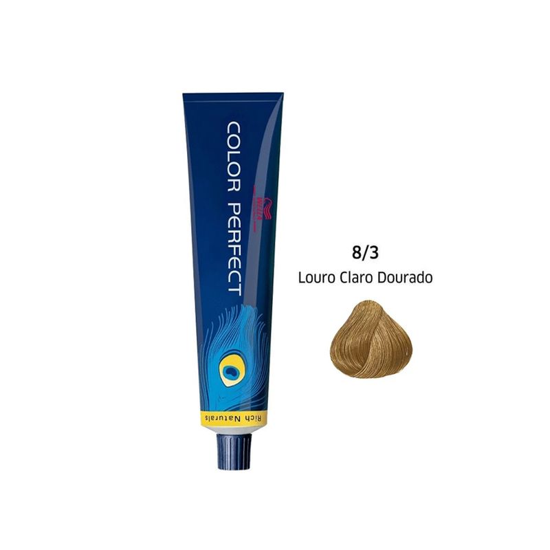 coloracao-wella-color-perfect-8-3-60g