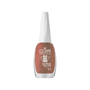 Esmalte Colorama Bloquinho Glitter Na Casa Toda 8ml