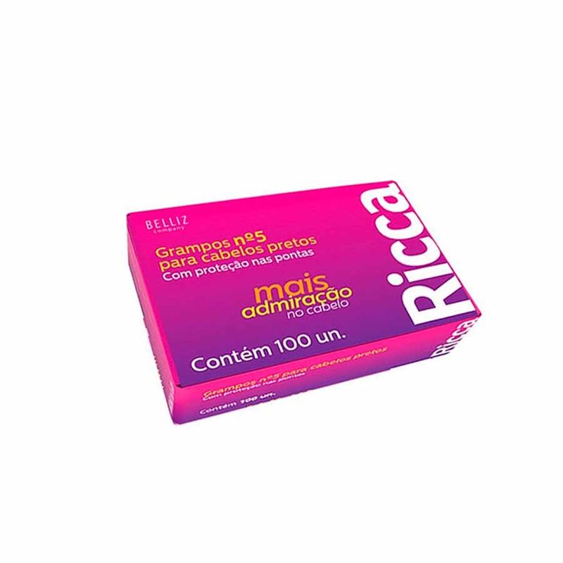 ricca-grampo-para-cabelo-n-5-preto-100un
