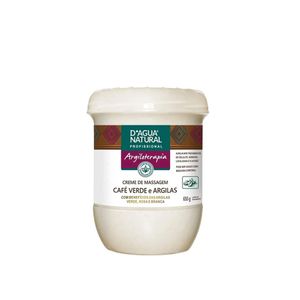 Creme de Massagem Dagua Natural Café Verde e Argilas 650g