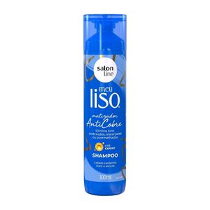 Shampoo Salon Line Meu Liso Matiz Cobre 300ml