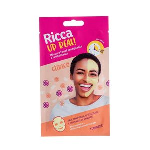 Máscara Facial Ricca Energizante Up Real! 1Unidade