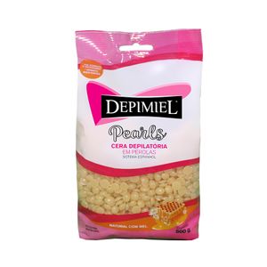 Cera Depilatória Depimiel em Pérolas Natural 500g