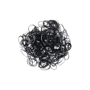 Santa Clara Elástico -  Pequeno Preto Para Cabelo Com 200 Unidades Ref.2167