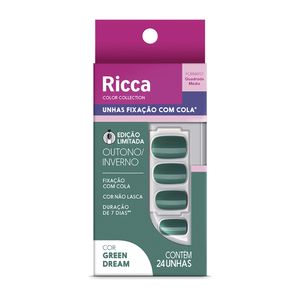 Unhas Ricca Color Green Dream - Ricca