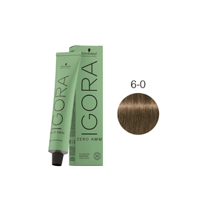 Tinta Igora Zero Amm 6-0 60ml - Schwarzkopf